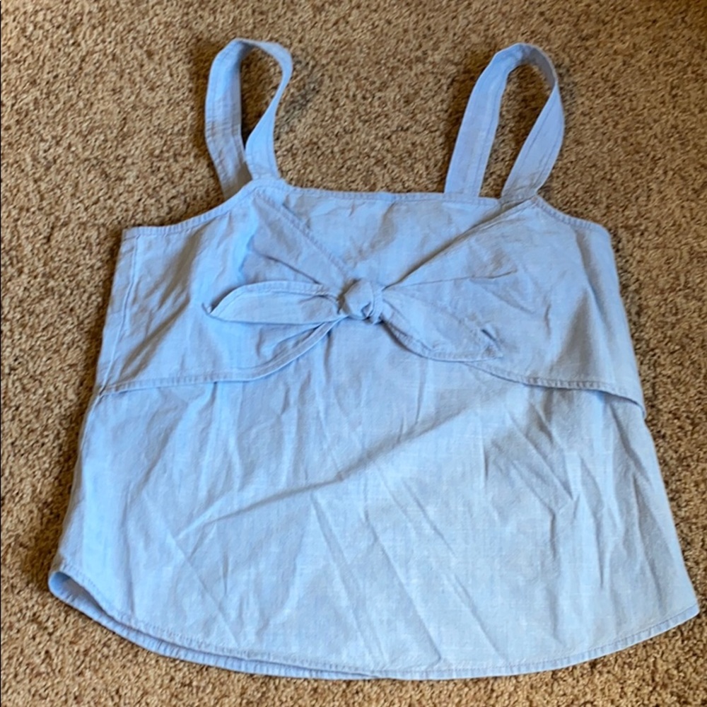 NWT Madewell tie front tank